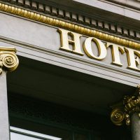 luxury hotel facade