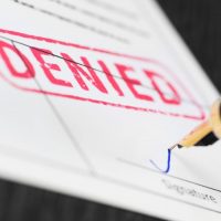 denied stamp on document