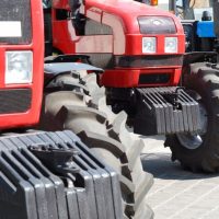 farm show exhibition of new tractors for agriculture